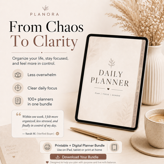 PLANORA™ Ultimate Planner Bundle